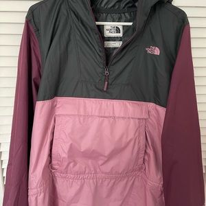 Like new! The North Face Fanorak Anorak Packable Jacket in Pink Size Xl
